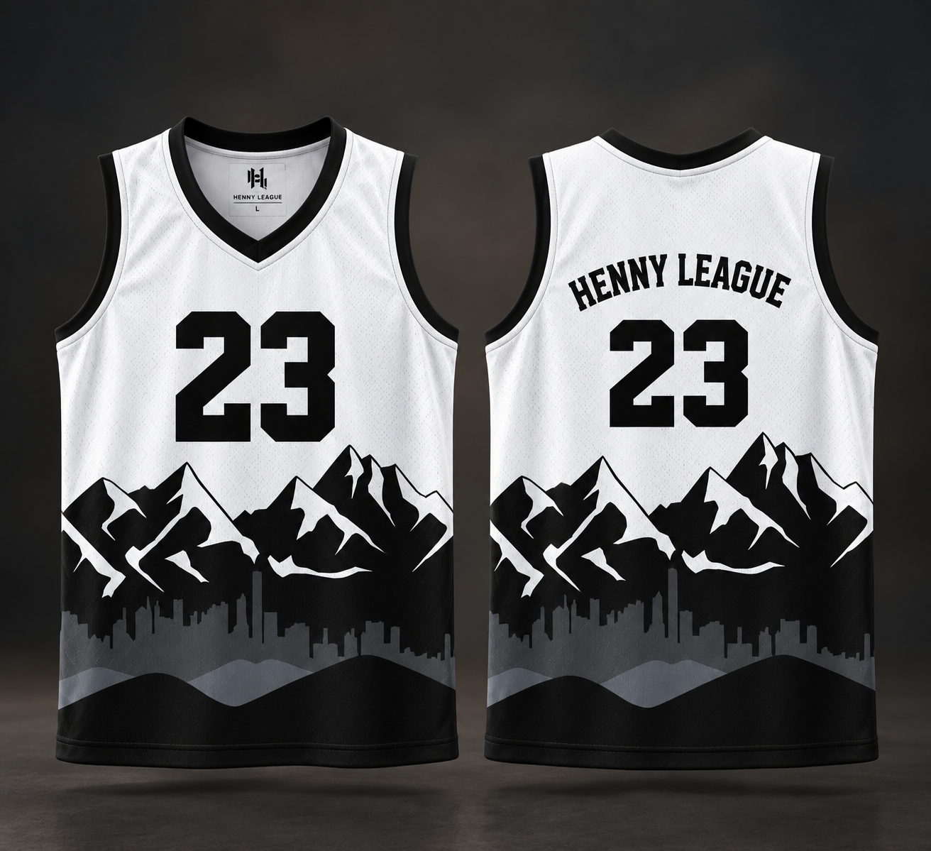 Official Henny League White Jersey view 1